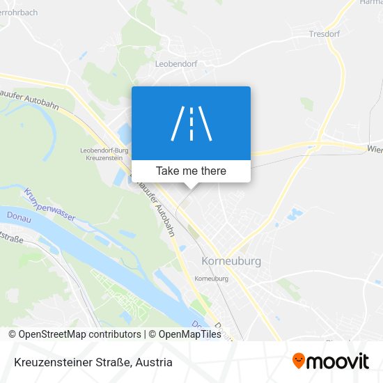 Kreuzensteiner Straße map