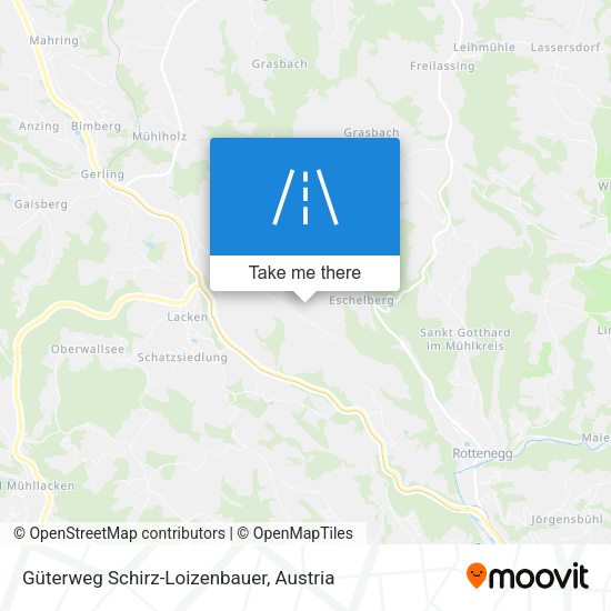 Güterweg Schirz-Loizenbauer map