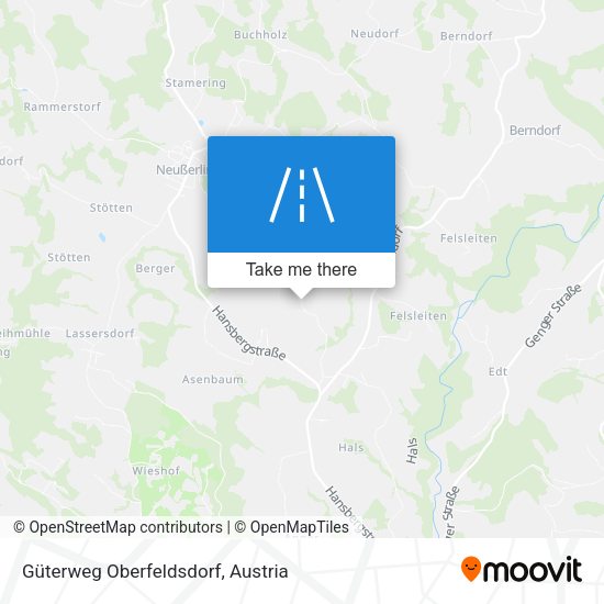 Güterweg Oberfeldsdorf map