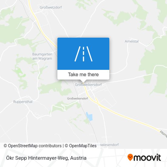 Ökr Sepp Hintermayer-Weg map