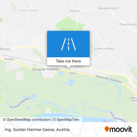 Ing. Gustav Harmer-Gasse map