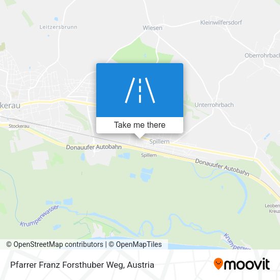Pfarrer Franz Forsthuber Weg map