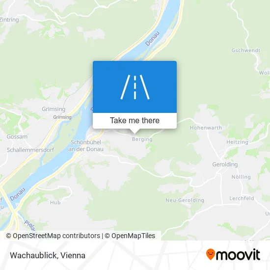 Wachaublick map