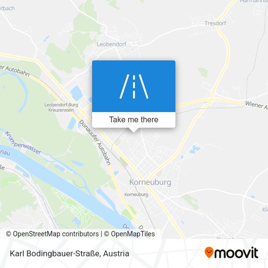 Karl Bodingbauer-Straße map