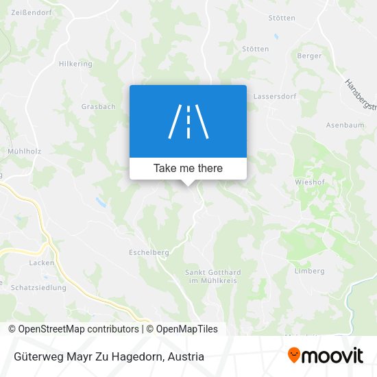 Güterweg Mayr Zu Hagedorn map