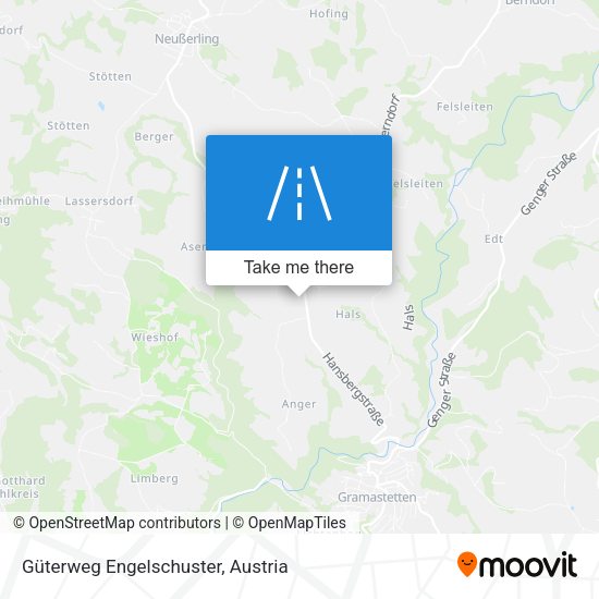 Güterweg Engelschuster map