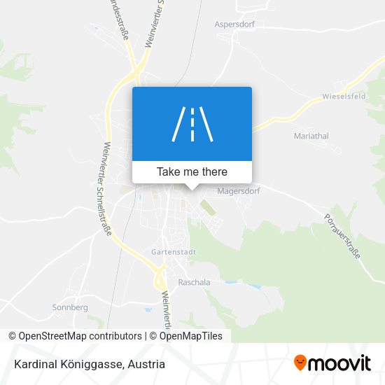 Kardinal Königgasse map