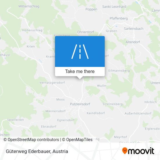 Güterweg Ederbauer map