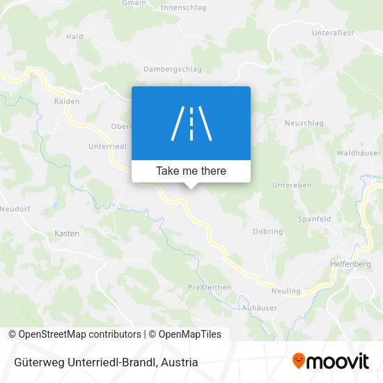 Güterweg Unterriedl-Brandl map