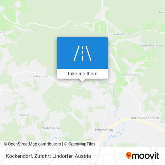 Köckendorf, Zufahrt Lindorfer map