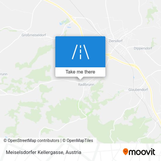 Meiselsdorfer Kellergasse map