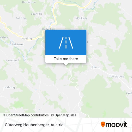 Güterweg Haubenberger map