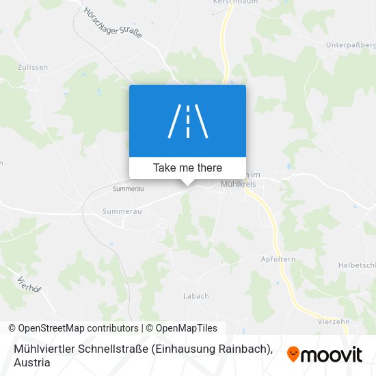 Mühlviertler Schnellstraße (Einhausung Rainbach) map