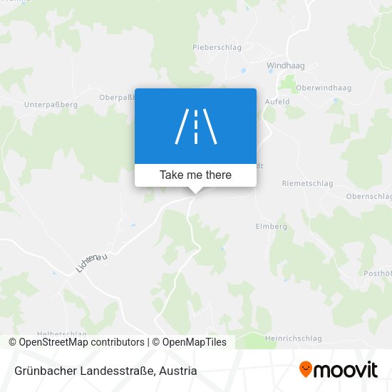 Grünbacher Landesstraße map