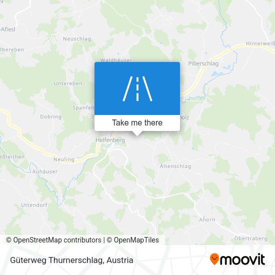 Güterweg Thurnerschlag map
