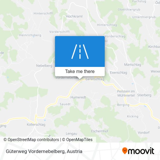 Güterweg Vordernebelberg map