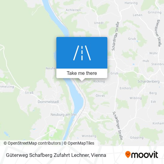 Güterweg Schafberg Zufahrt Lechner map