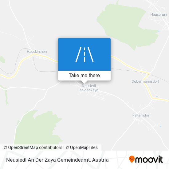 Neusiedl An Der Zaya Gemeindeamt map