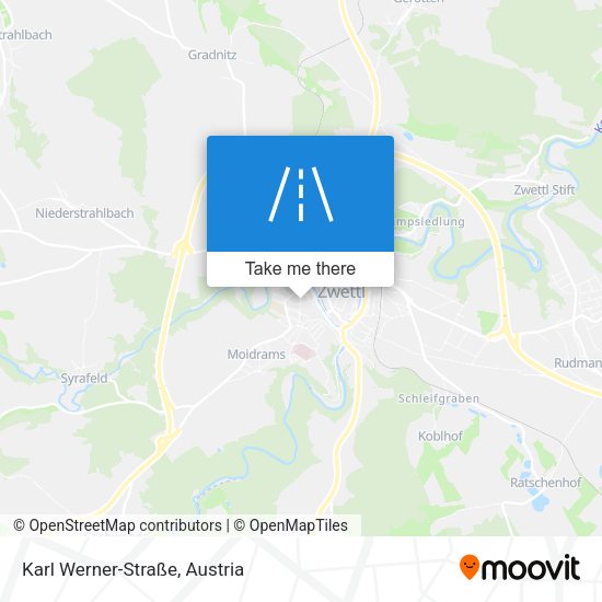 Karl Werner-Straße map