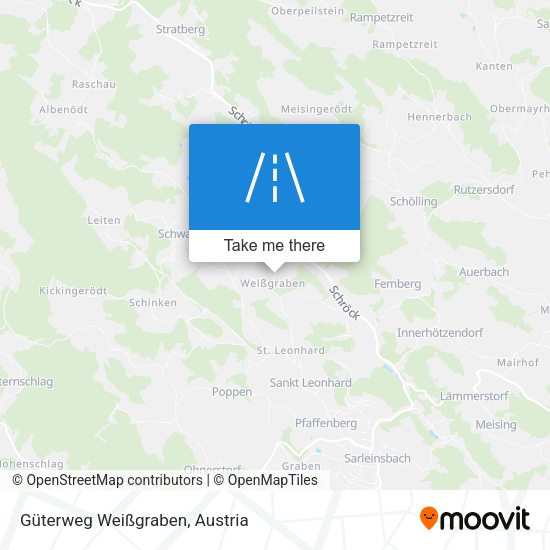 Güterweg Weißgraben map