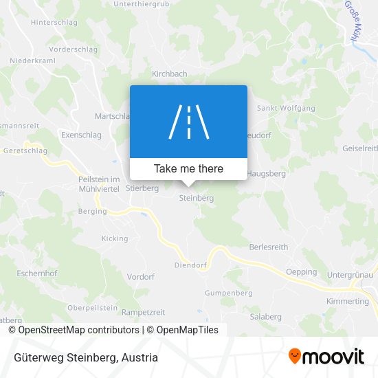 Güterweg Steinberg map