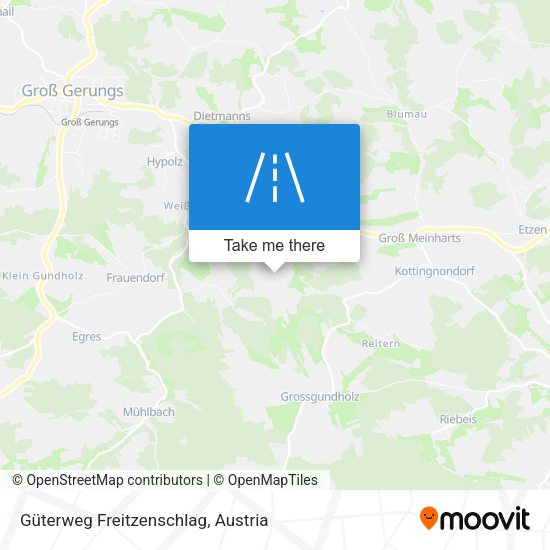 Güterweg Freitzenschlag map