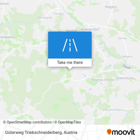 Güterweg Triebschneiderberg map