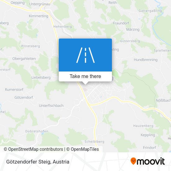 Götzendorfer Steig map