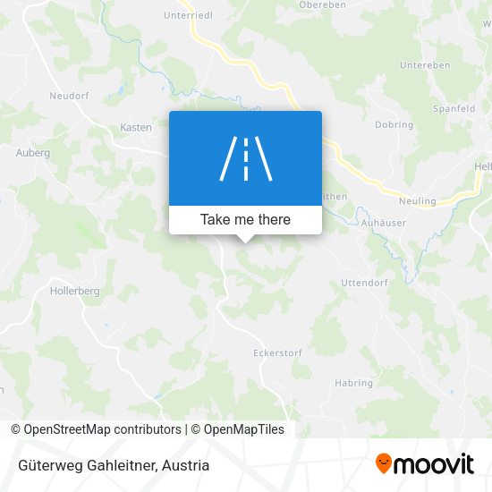 Güterweg Gahleitner map