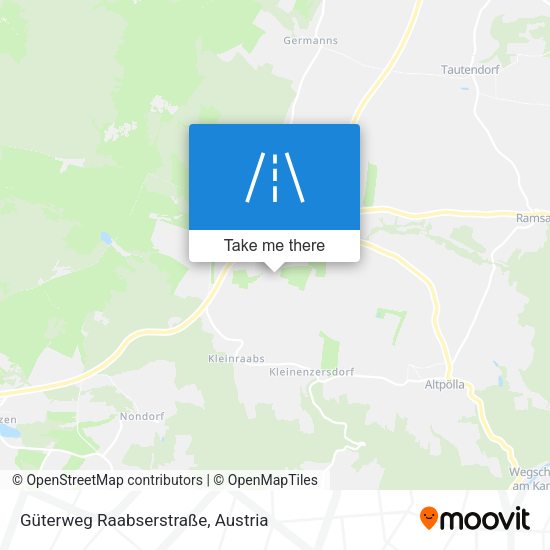 Güterweg Raabserstraße map
