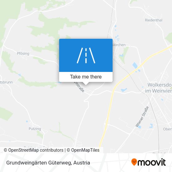 Grundweingärten Güterweg map