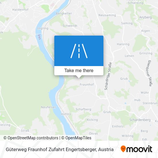Güterweg Fraunhof Zufahrt Engertsberger map