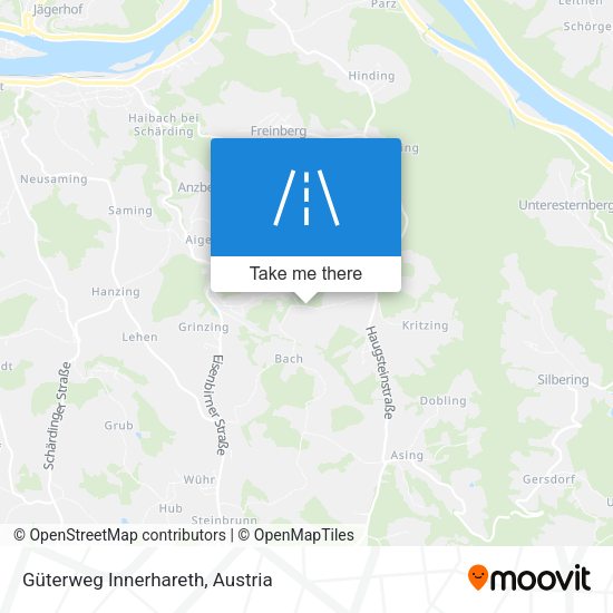 Güterweg Innerhareth map