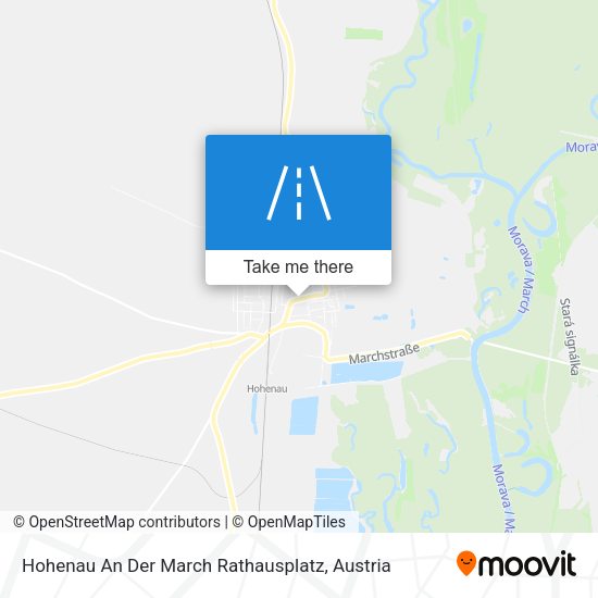Hohenau An Der March Rathausplatz map