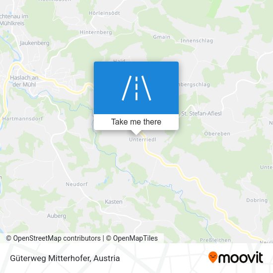 Güterweg Mitterhofer map