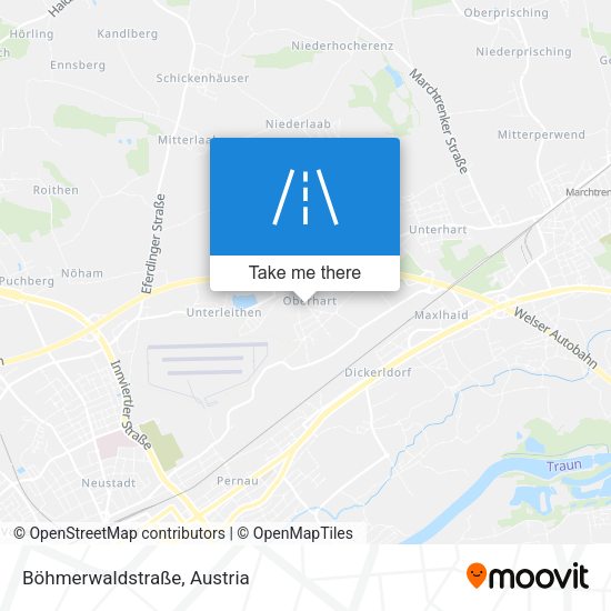 Böhmerwaldstraße map