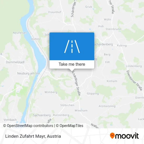 Linden Zufahrt Mayr map