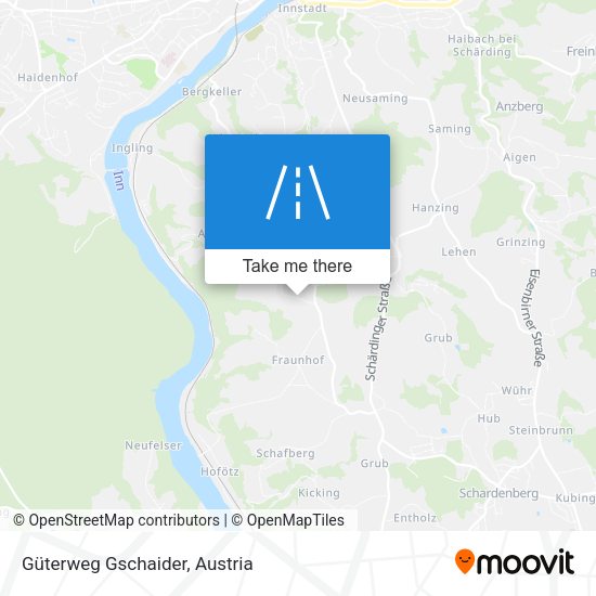 Güterweg Gschaider map