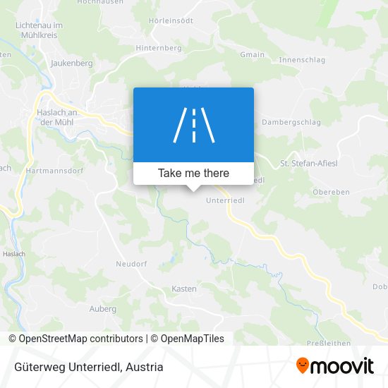 Güterweg Unterriedl map