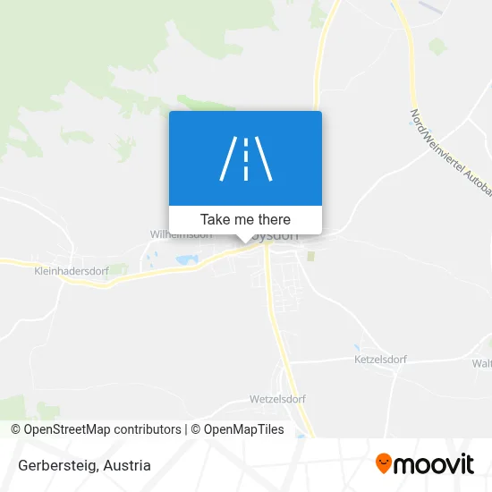 Gerbersteig map