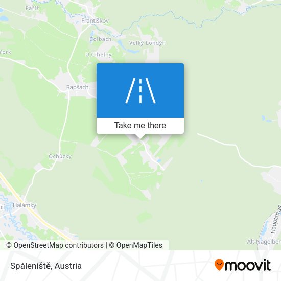 Spáleniště map