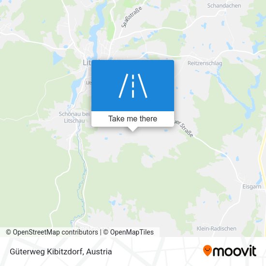 Güterweg Kibitzdorf map
