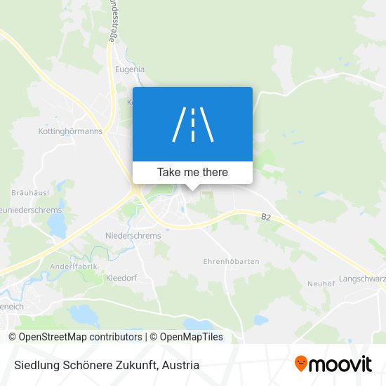 Siedlung Schönere Zukunft map