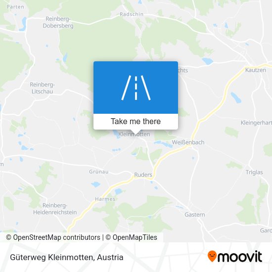 Güterweg Kleinmotten map