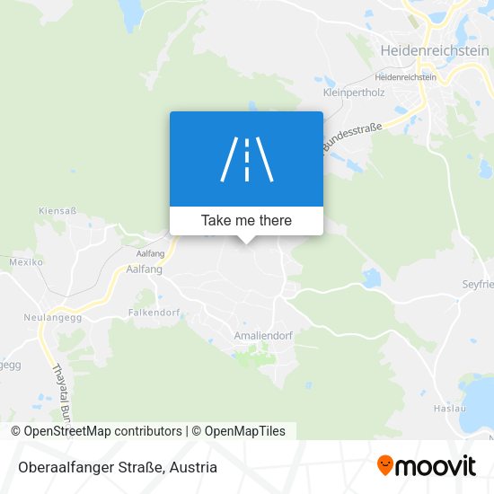 Oberaalfanger Straße map