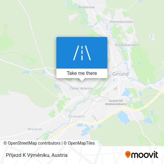 Příjezd K Výměníku map