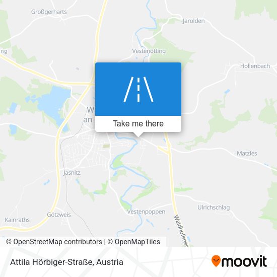 Attila Hörbiger-Straße map
