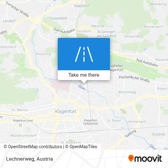 Lechnerweg map