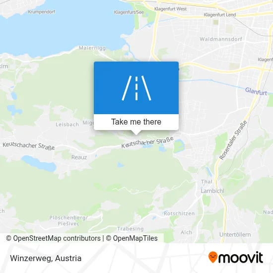 Winzerweg map