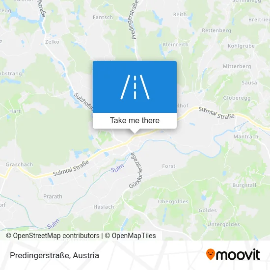 Predingerstraße map